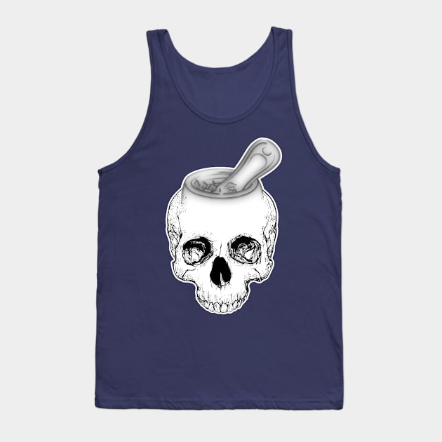 Chalice Skull Tank Top by Moon._.in._.Pisces